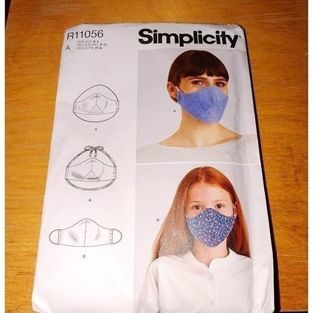 SIMPLICITY FAMILY FACE MASKS PATTERNS-NEW